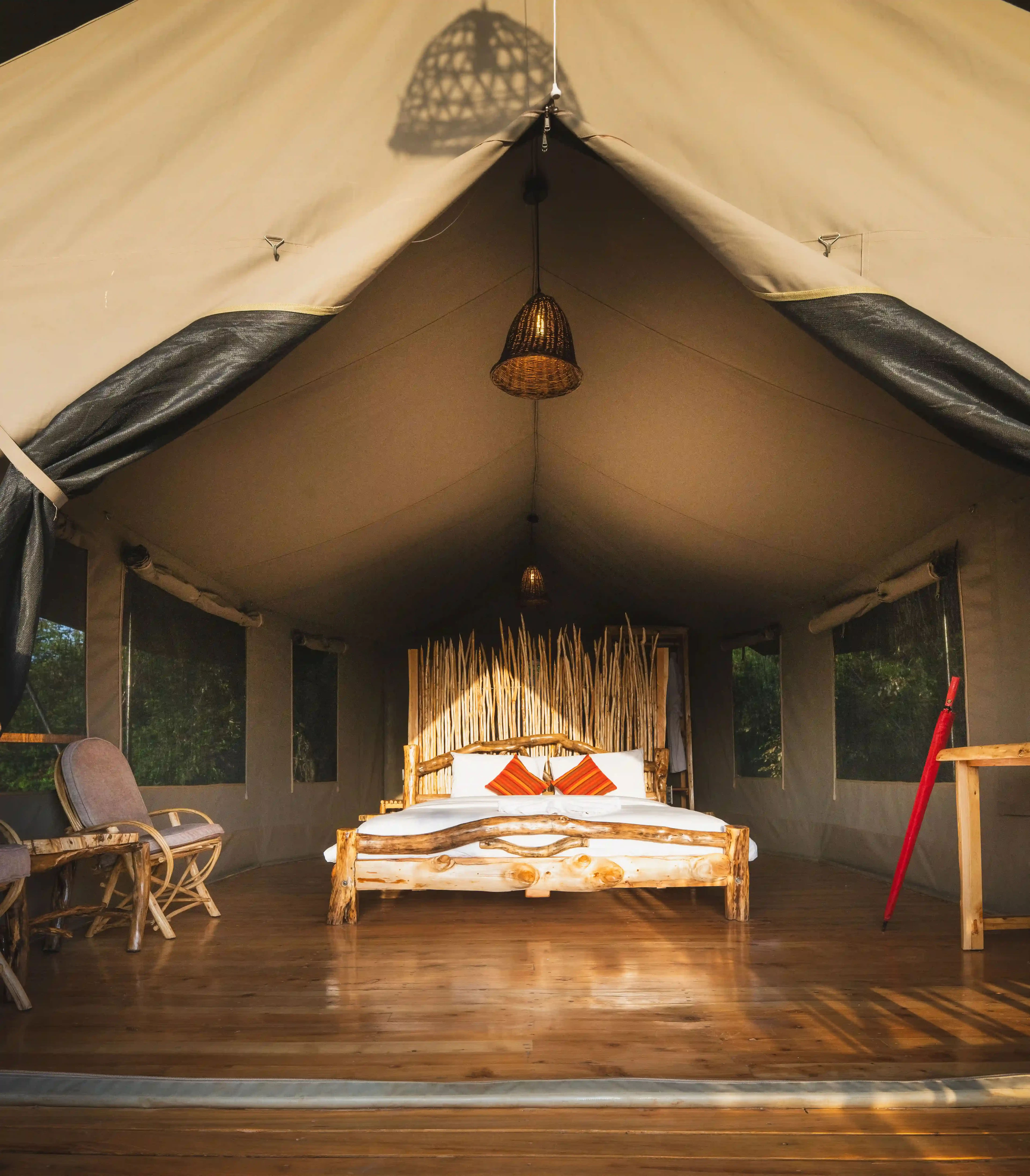 Luxury tent view 1