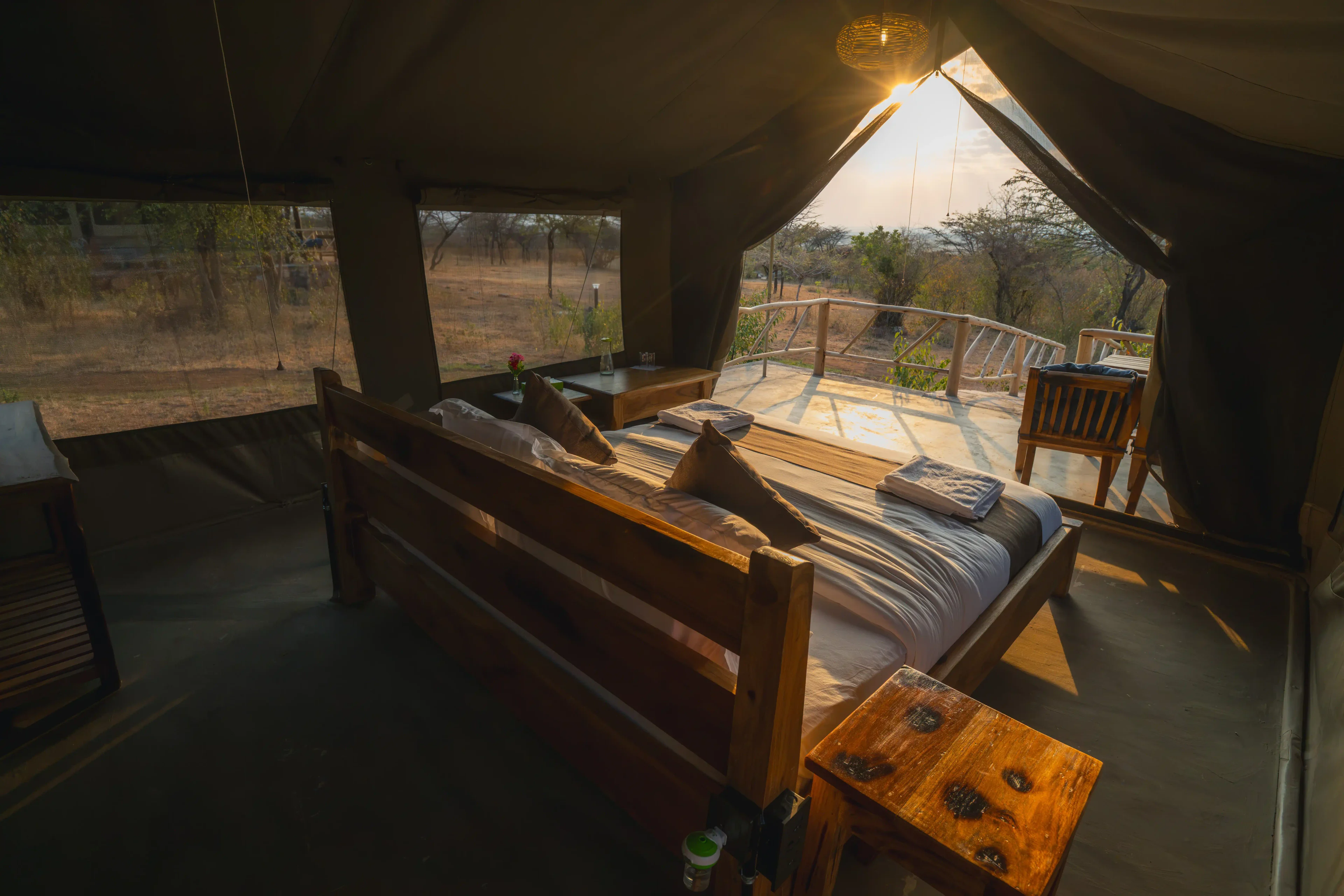 Private rooms and tents at Mara Hilltop 7