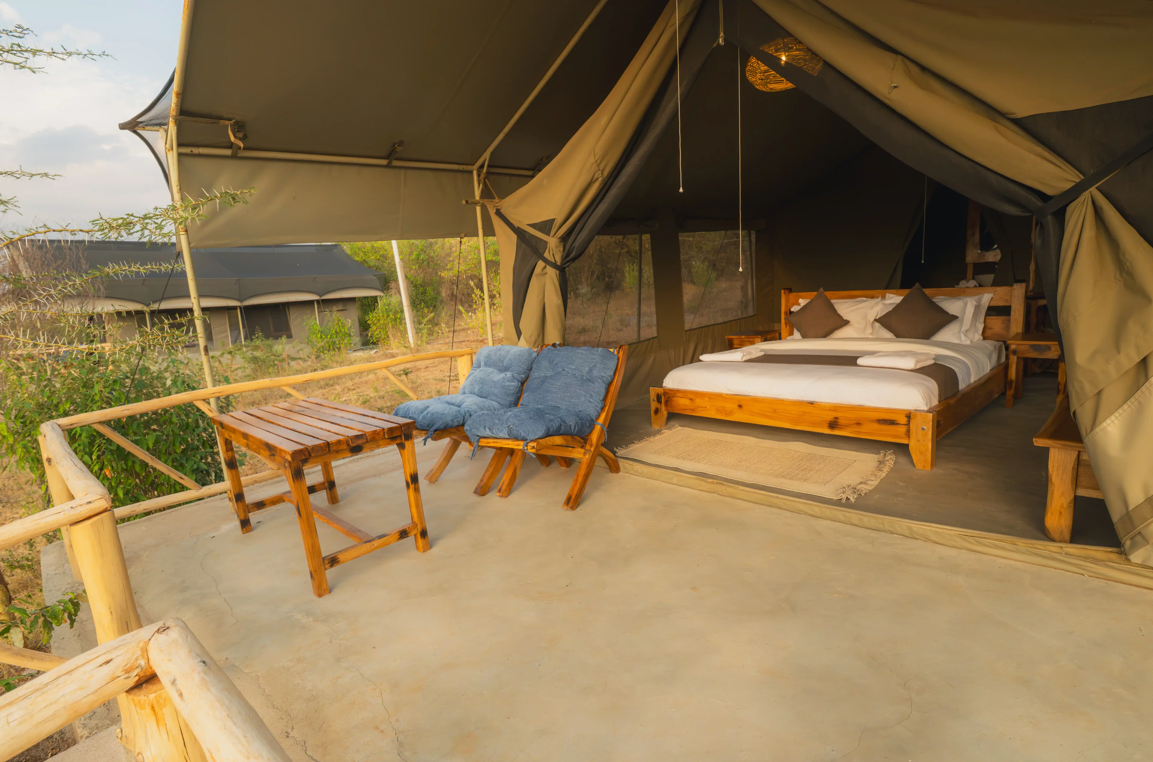 Private rooms and tents at Mara Hilltop 1