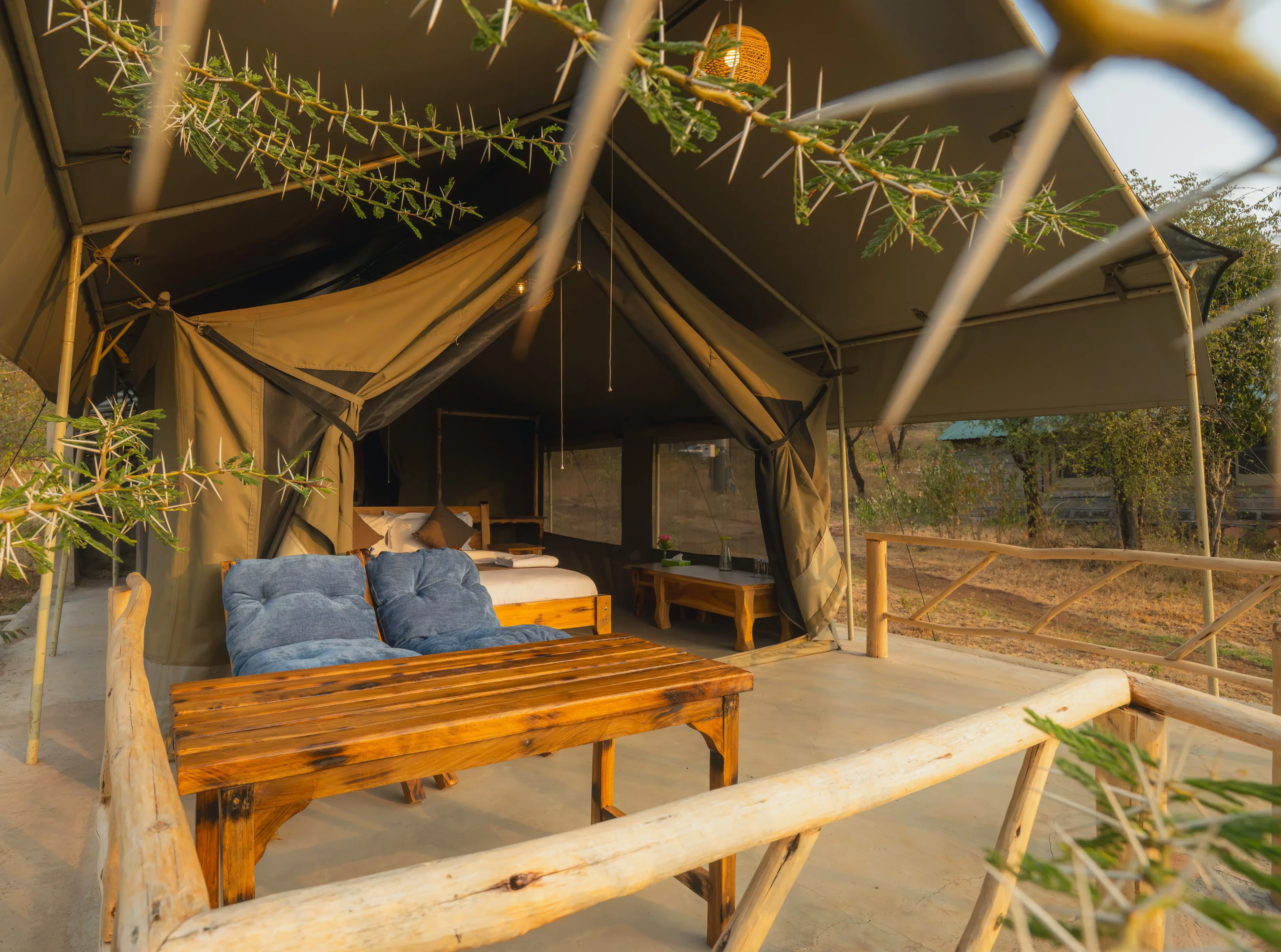 Private rooms and tents at Mara Hilltop 3
