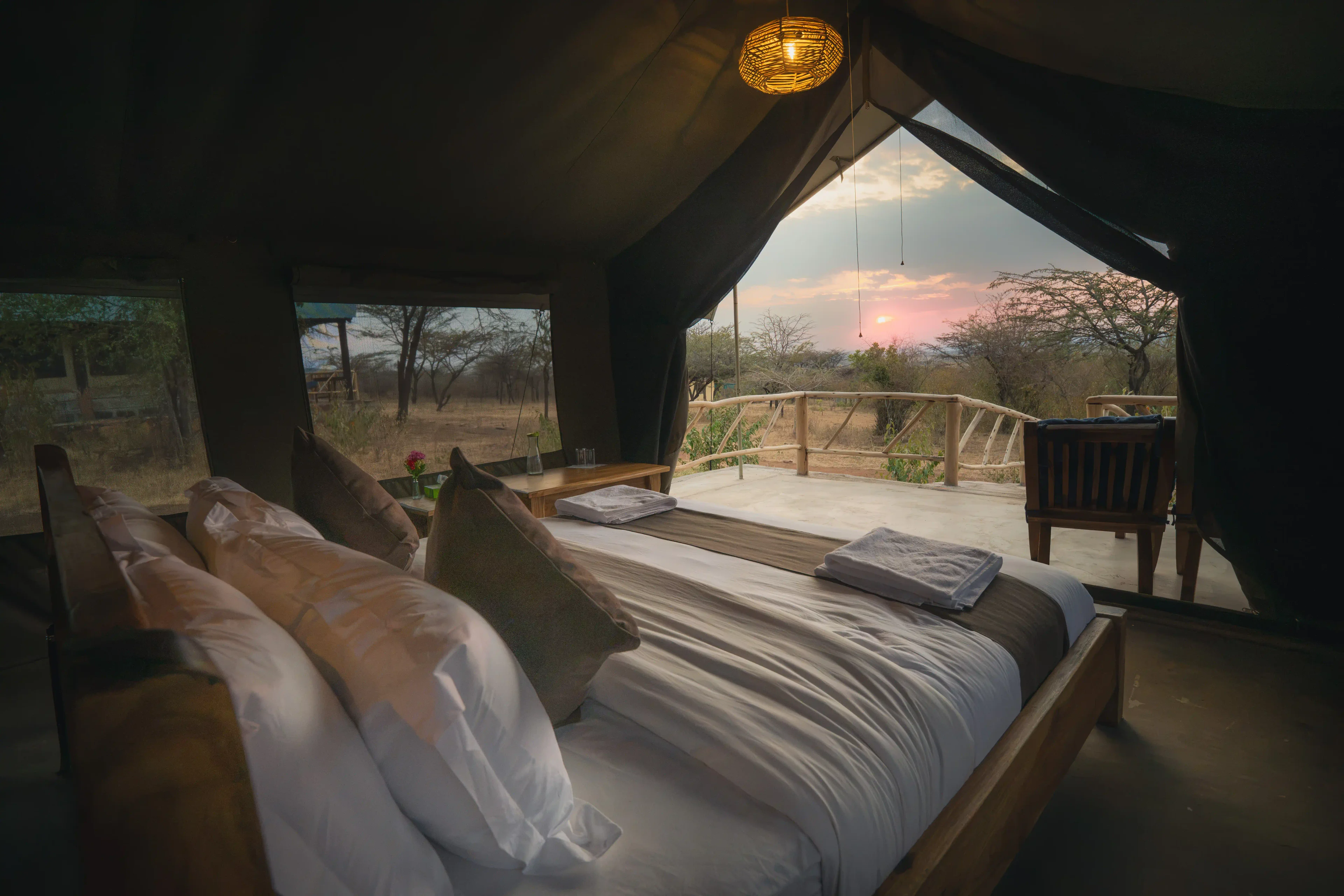 Private rooms and tents at Mara Hilltop 10